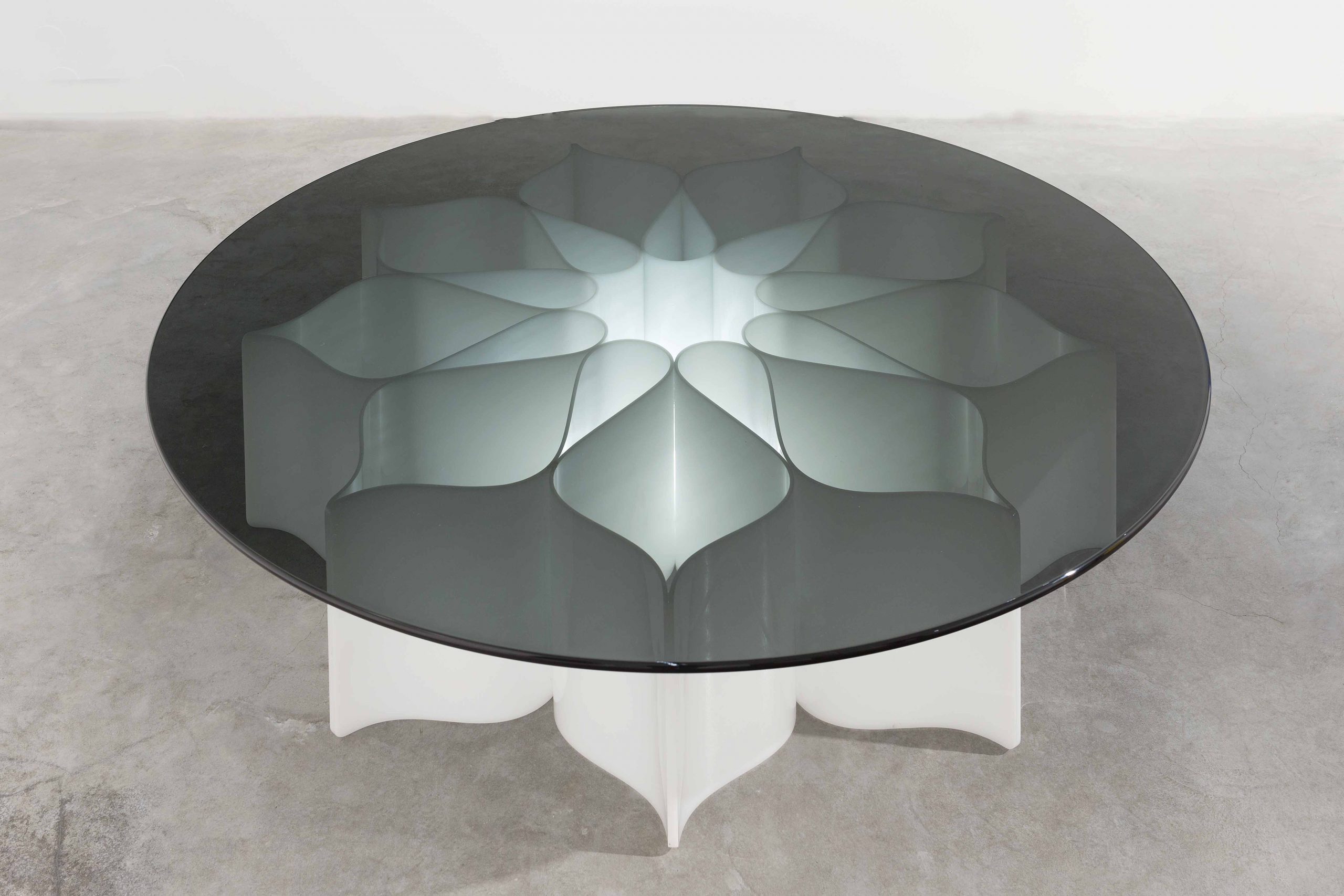 Table basse Rosace lumineuse